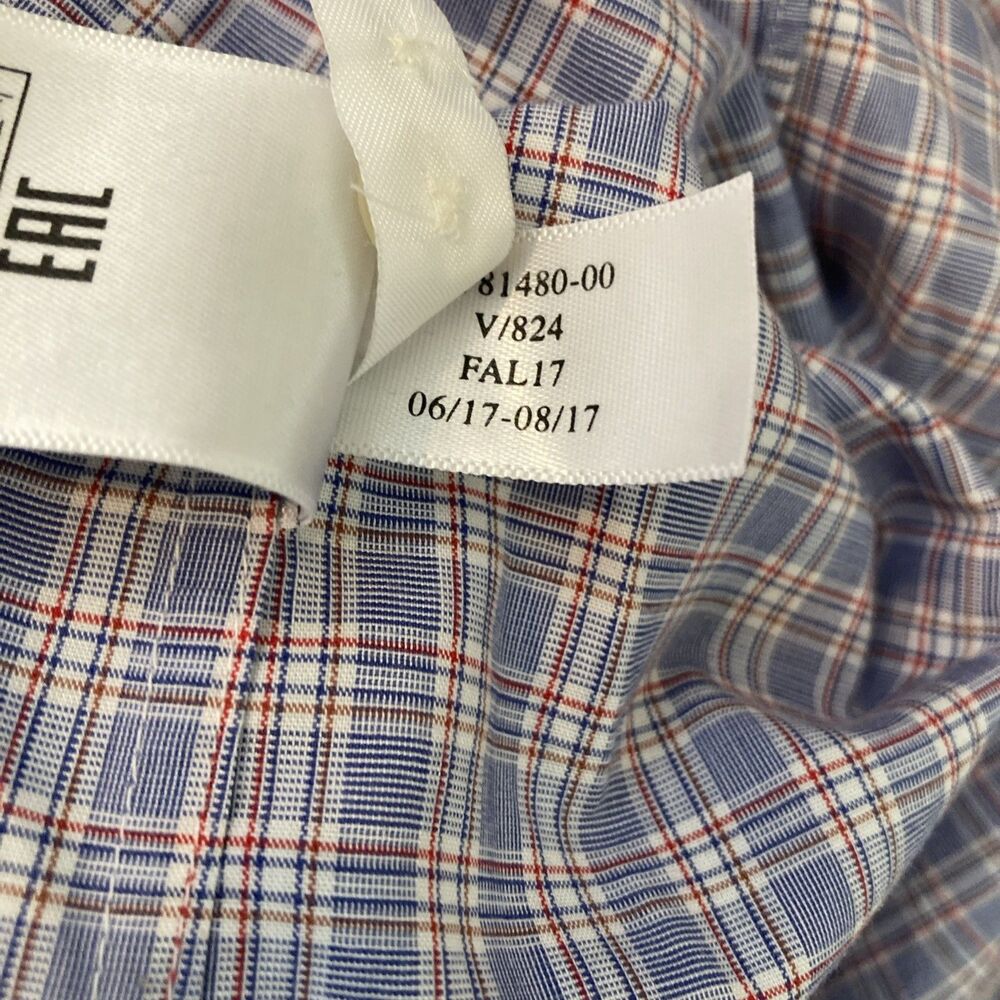 Banana Republic Men's L Camden Fit Non-Iron Button Up Plaid Long Sleeve Shirt - Picture 12 of 13
